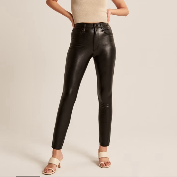 Abercrombie & Fitch Pants - Abercrombie & Fitch Vegan Leather Skinny Pants